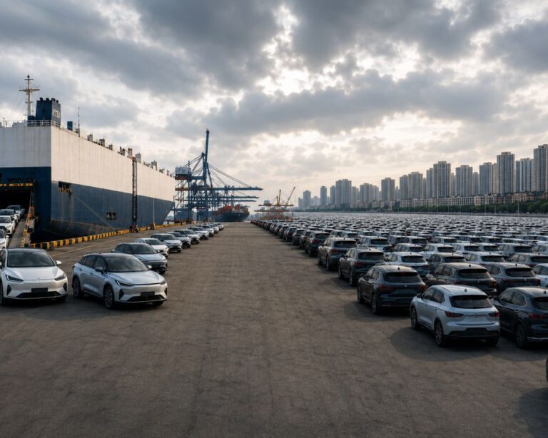Chinese EV Exports Vs Sales